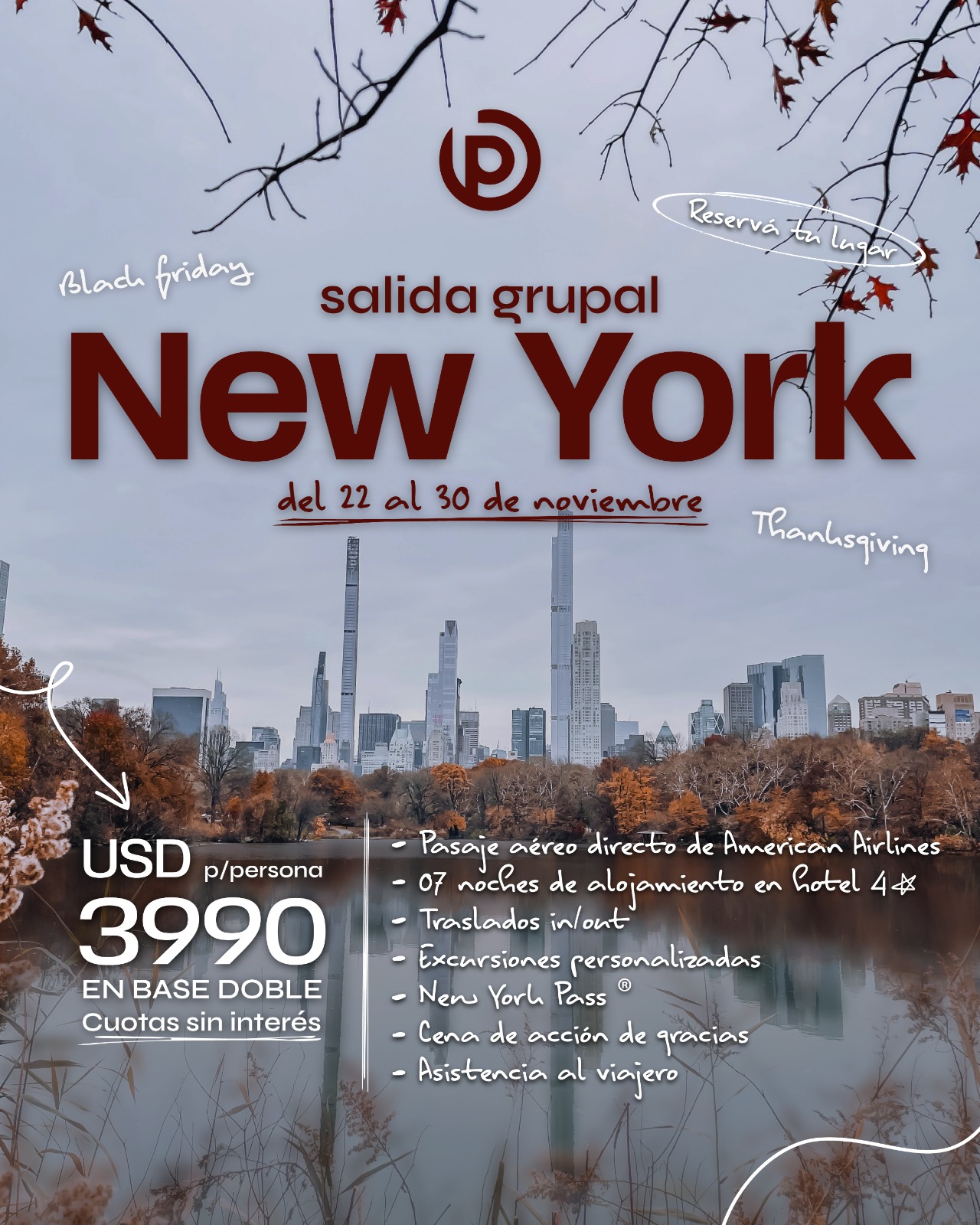 NUEVA YORK EN SU SEMANA MÁS MÁGICA - NOV. 2026